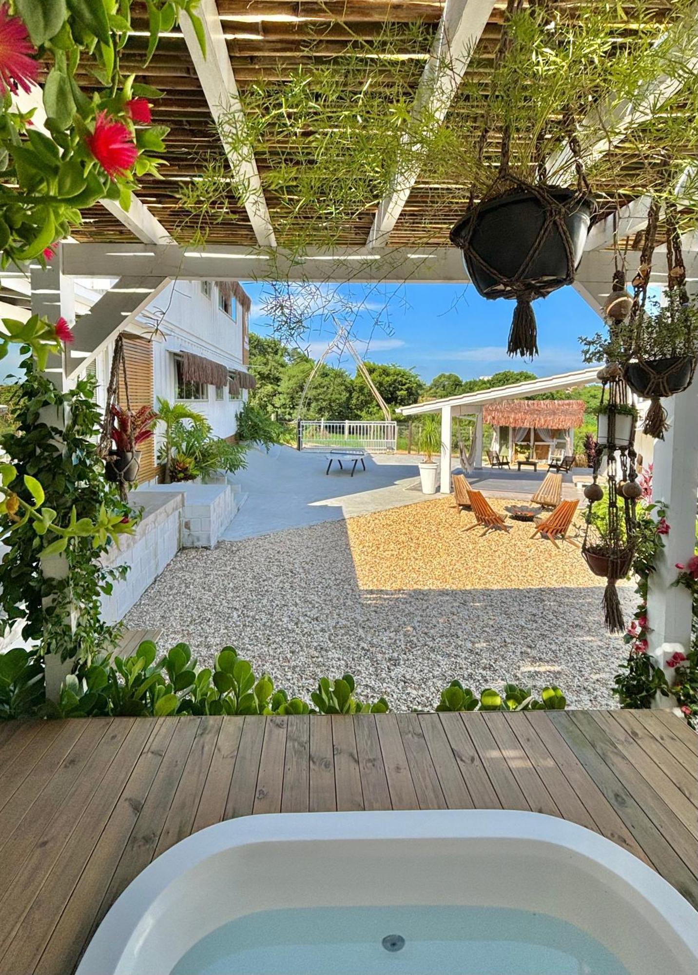 Pousada Maria Parafina Praia Do Rosa Имбитуба Екстериор снимка